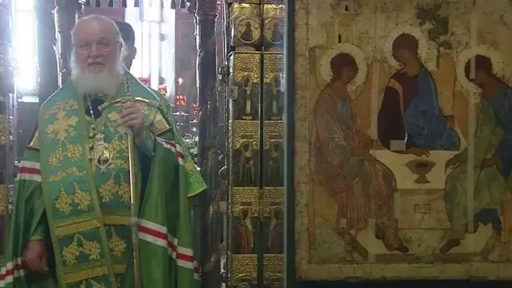 Икону «Троицу» Рублева привезут в храм Христа Спасителя 4 июня