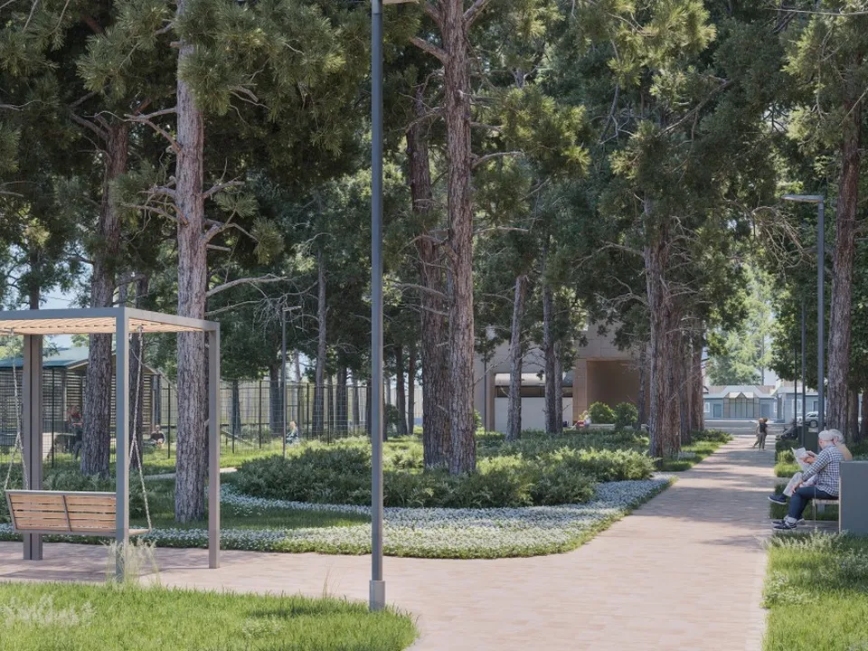 Сквер «Отдых». Фото: проектное решение
