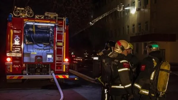В Сергиевом Посаде загорелся завод ЖБИ