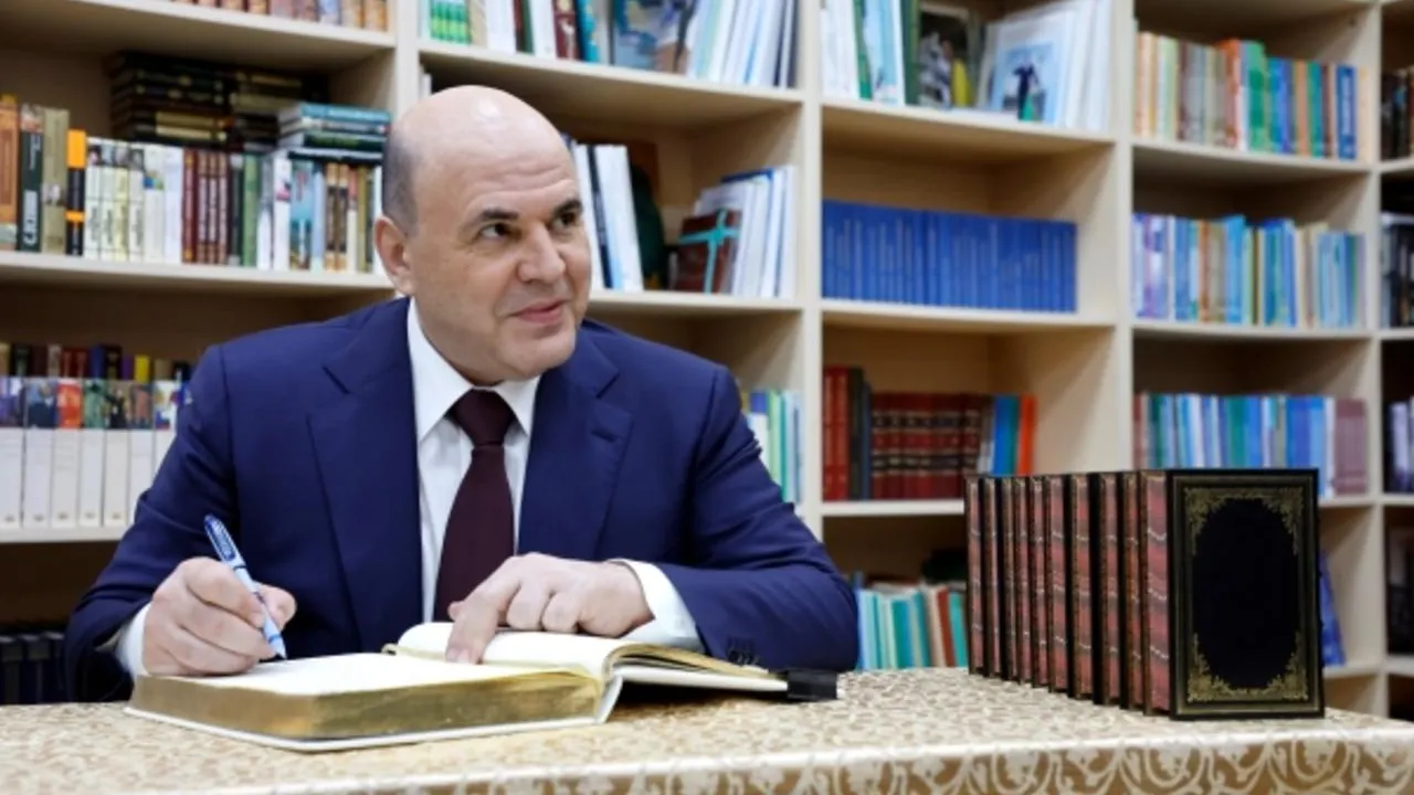 Мишустин поговорил с тюменскими школьниками о мухе и стакане
