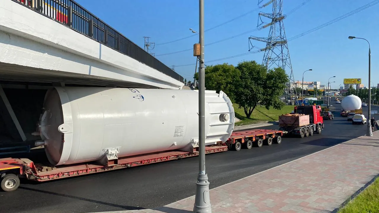 отгрузка водородных резервуаров в Индию