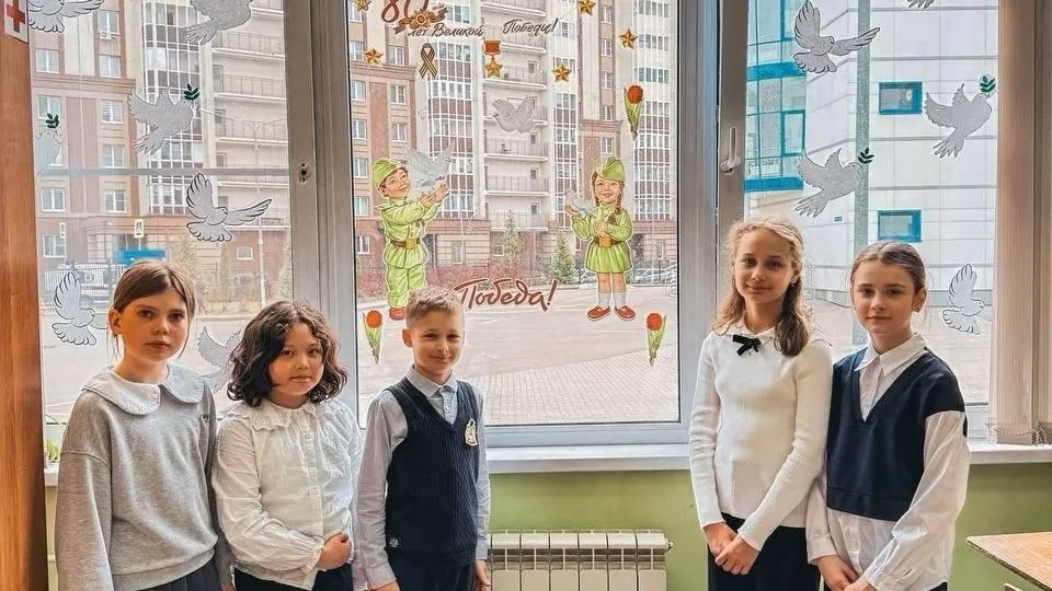 Всероссийская акция «Окна Победы» прошла в Домодедове