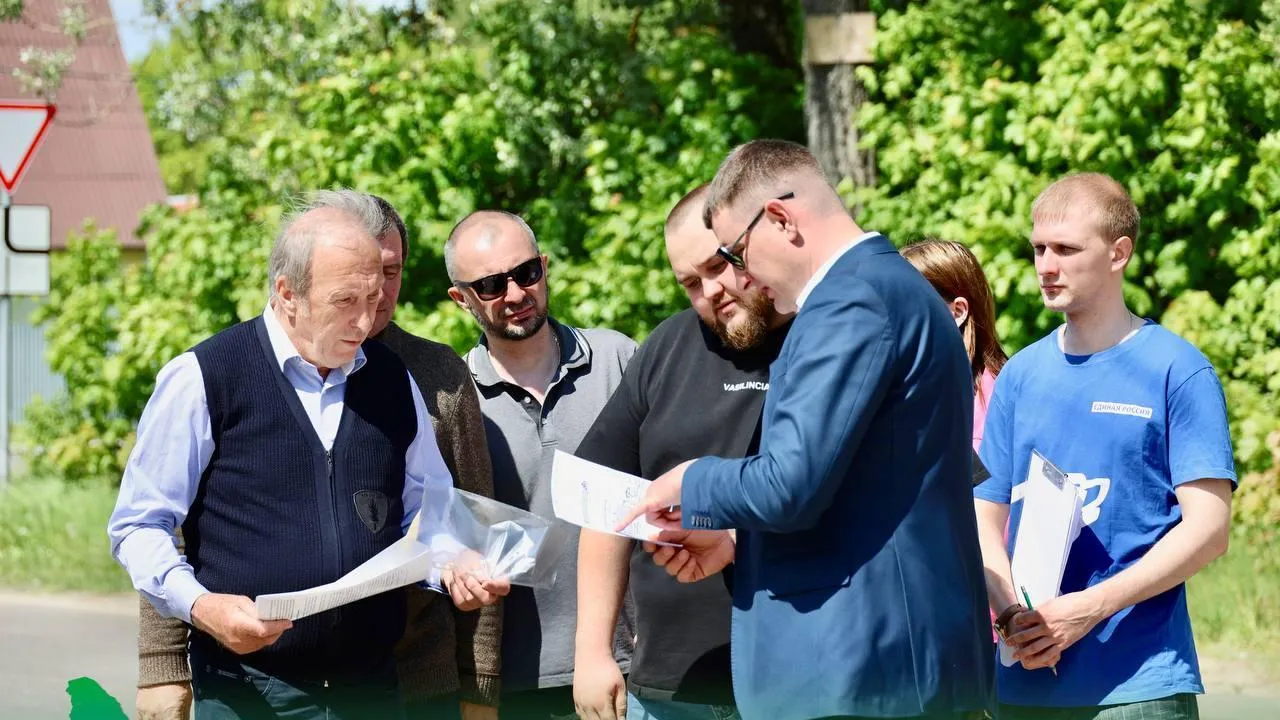 Глава Павлово-Посадского округа оценил работу городских служб в Аверкиевском территориальном отделе