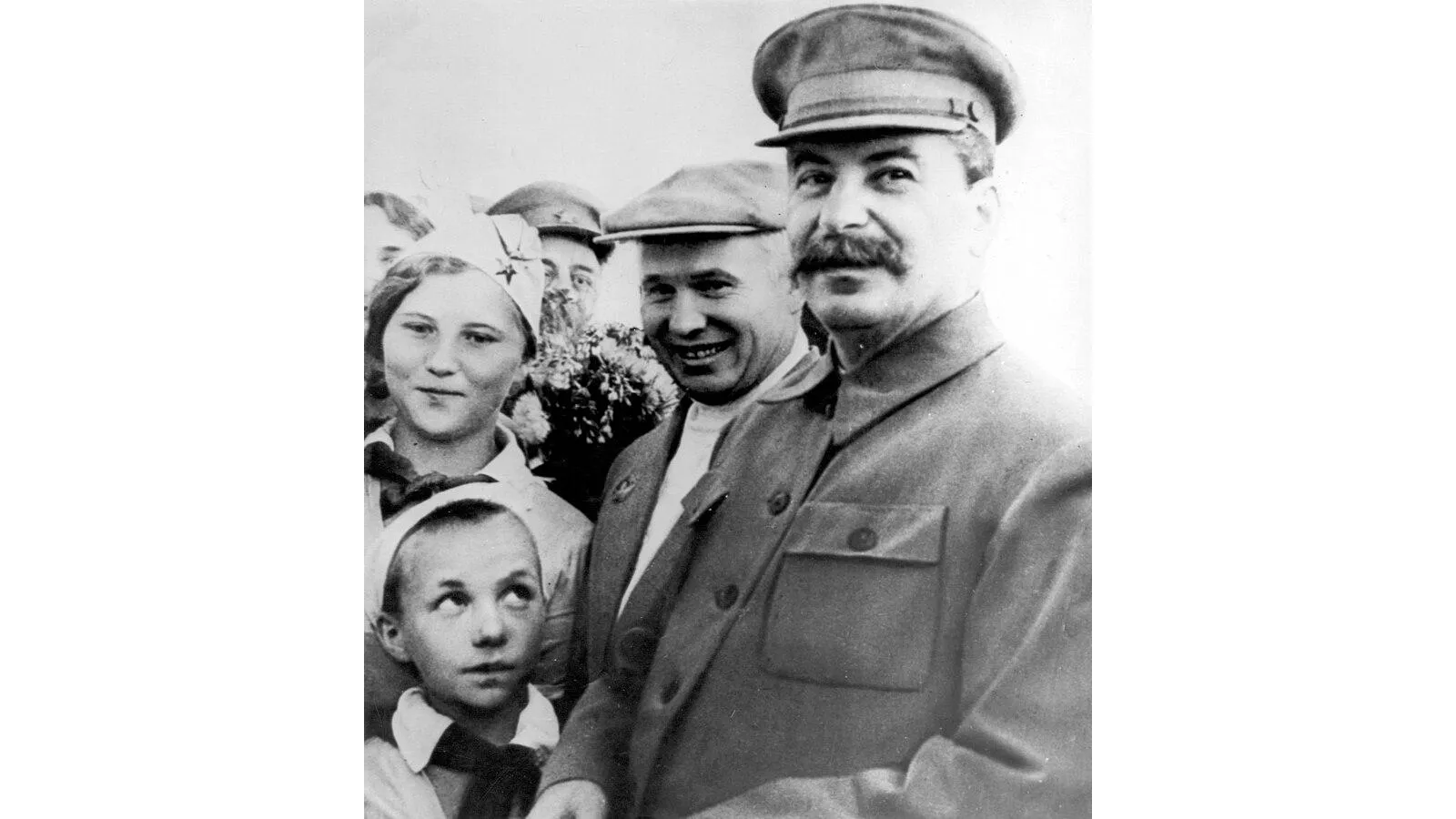 Иосиф Сталин и Никита Хрущев, 1938 год