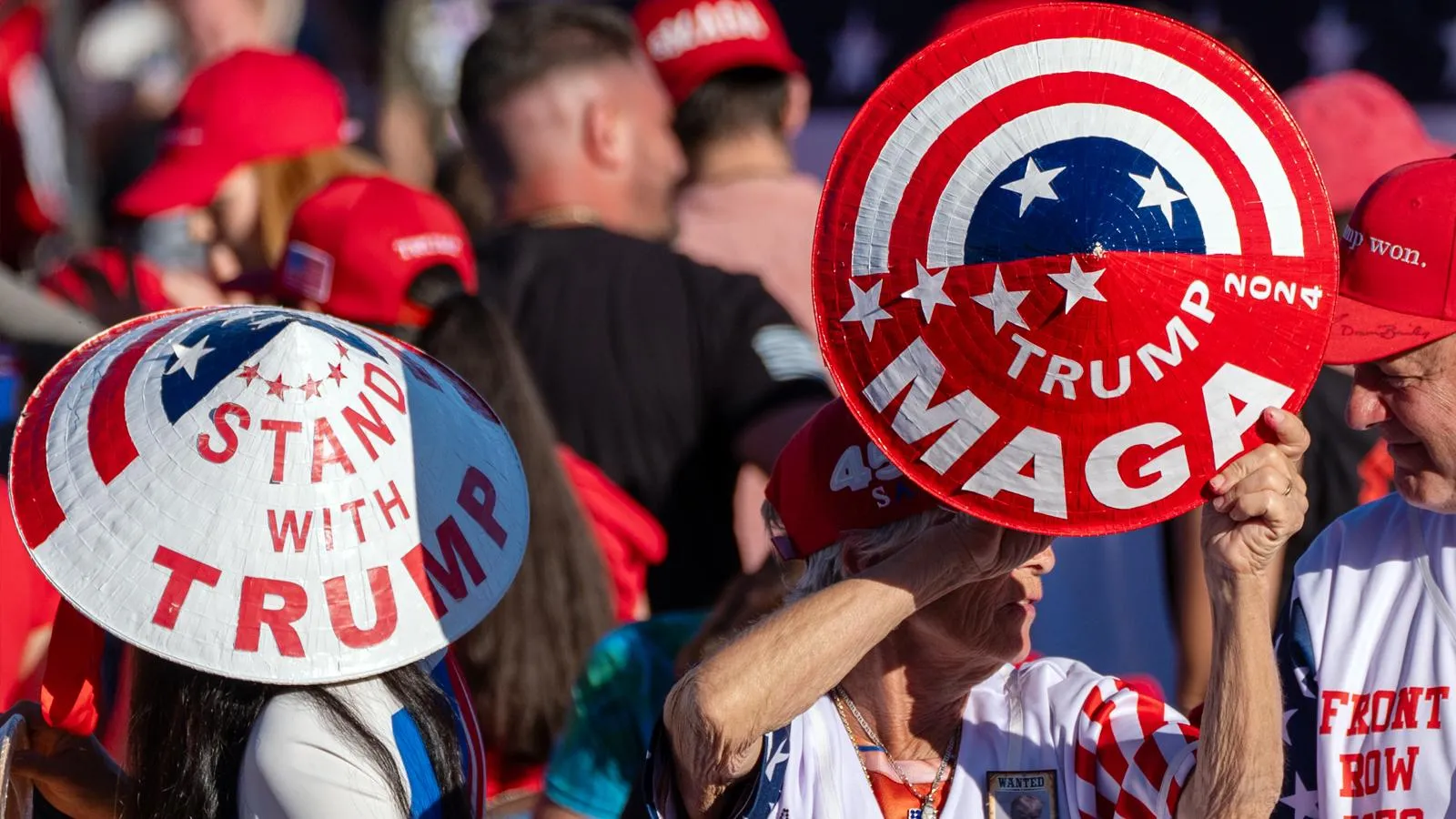 Сторонники Трампа на митинге в Батлере, 5 октября 2024 года. Jen Golbeck