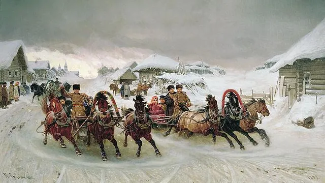 «Масленица», Петр Грузинский, 1889 год