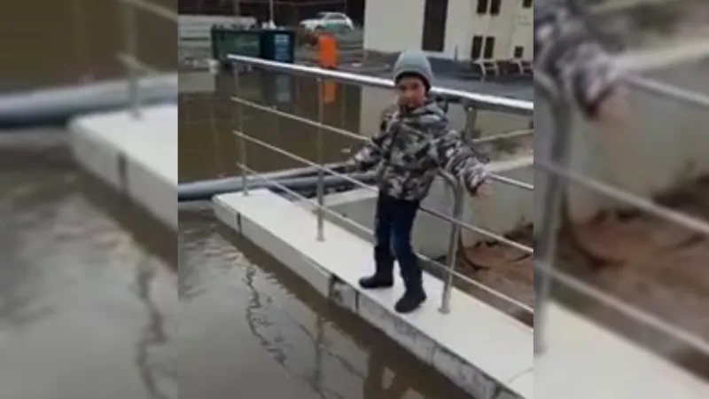 Подземный паркинг ЖК «Загородный квартал» ушел под воду в Химках