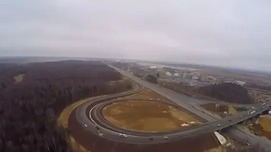 Губернатор опубликовал видео новой развязки на подходе к Домодедово