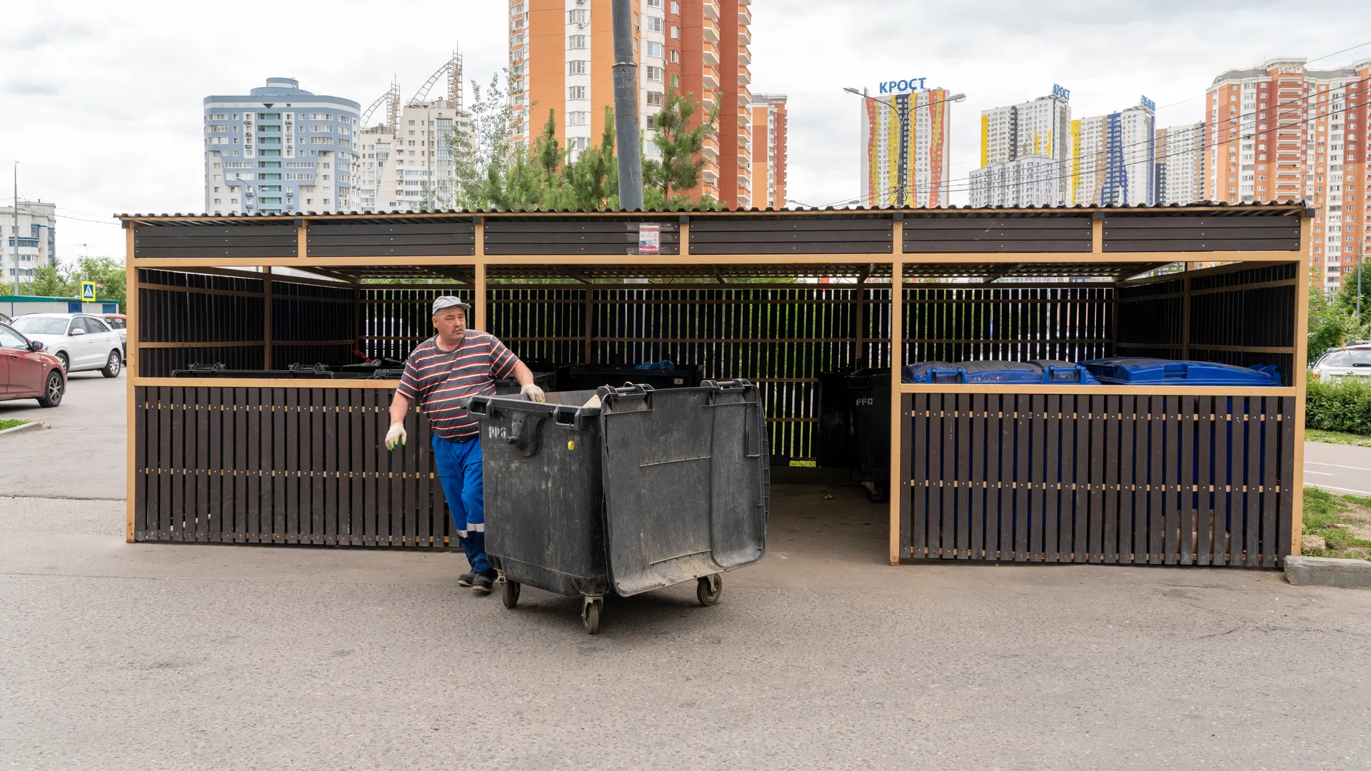 Контейнерные площадки для сбора отходов в Красногорске
