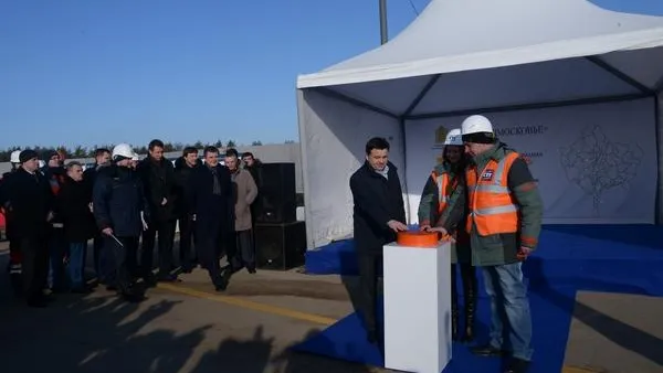 Воробьев открыл движение по путепроводу «Перхушково»