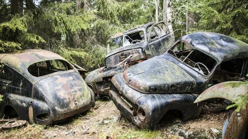Американец нашел закопанный автомобиль на заднем дворе своего дома