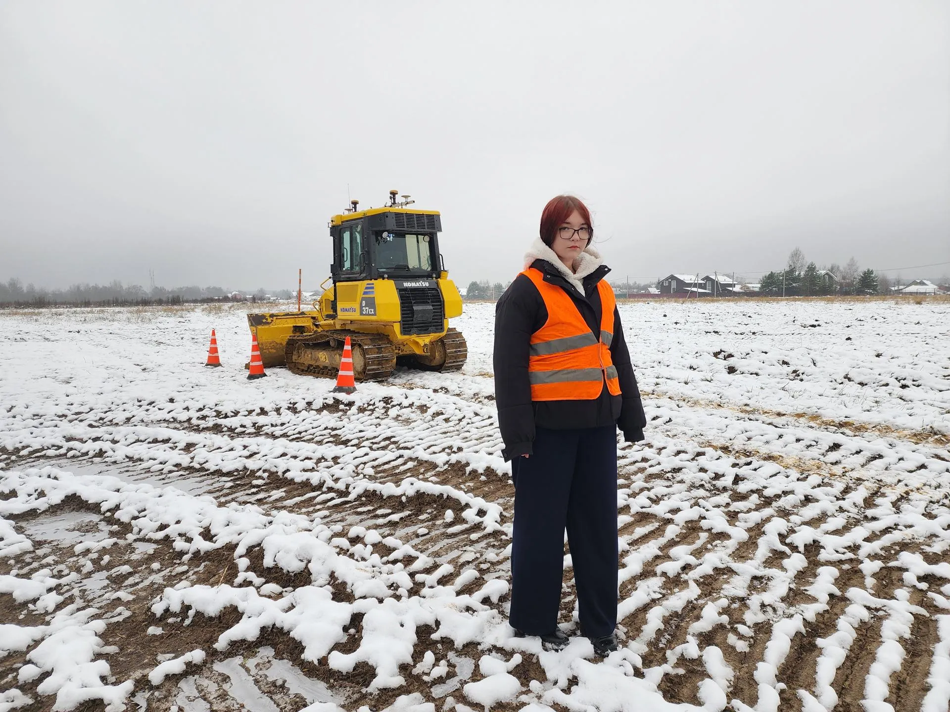 Анастасия Плеханова, студентка Раменского дорожно-строительного техникума. Фото: МедиаБанк Подмосковья/Ирина Моисеева