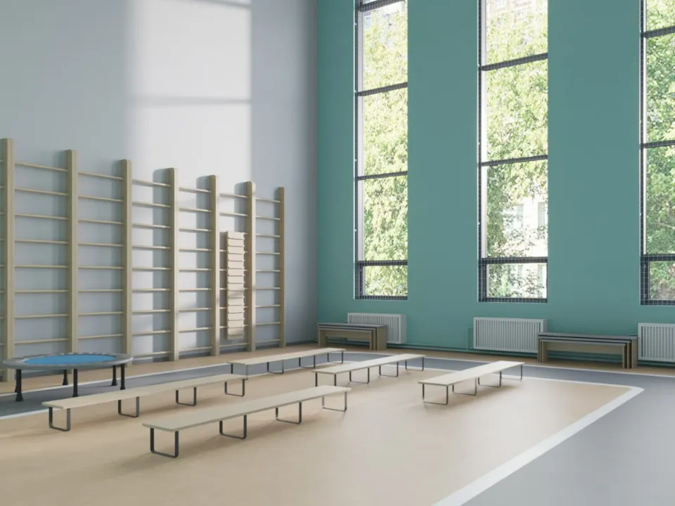 Спортивный зал оснастят новым инвентарем