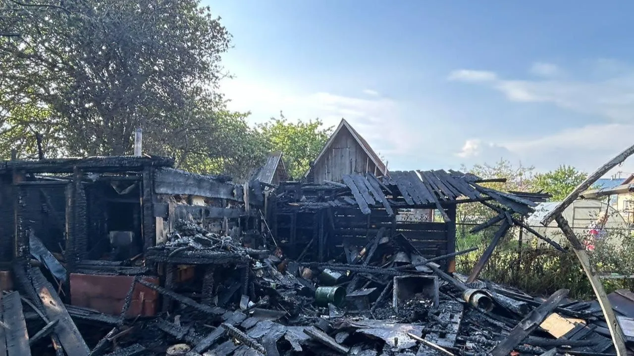 В Иванове хозяин дачи бросил окурок и сжег пол-участка