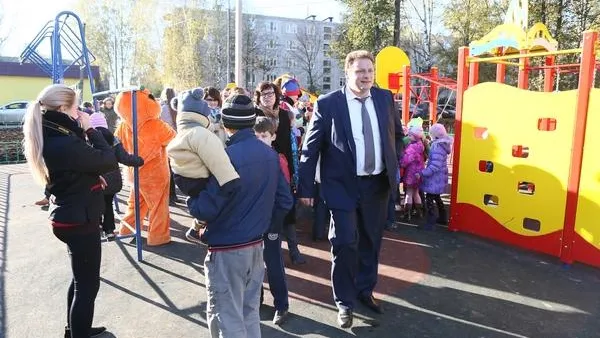 Многофункциональная детская площадка открылась в Хотькове