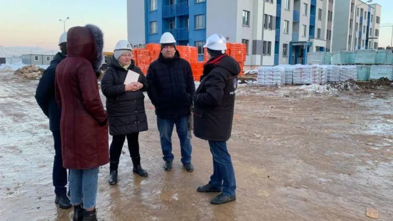 Дольщики осмотрели ход строительных работ в ЖК «Митино Дальнее»