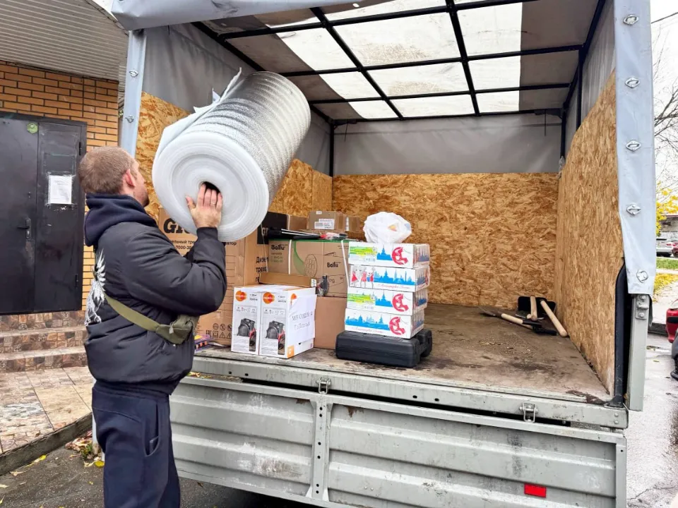 Сбор гуманитарной помощи. Фото: t.me/podolskadm