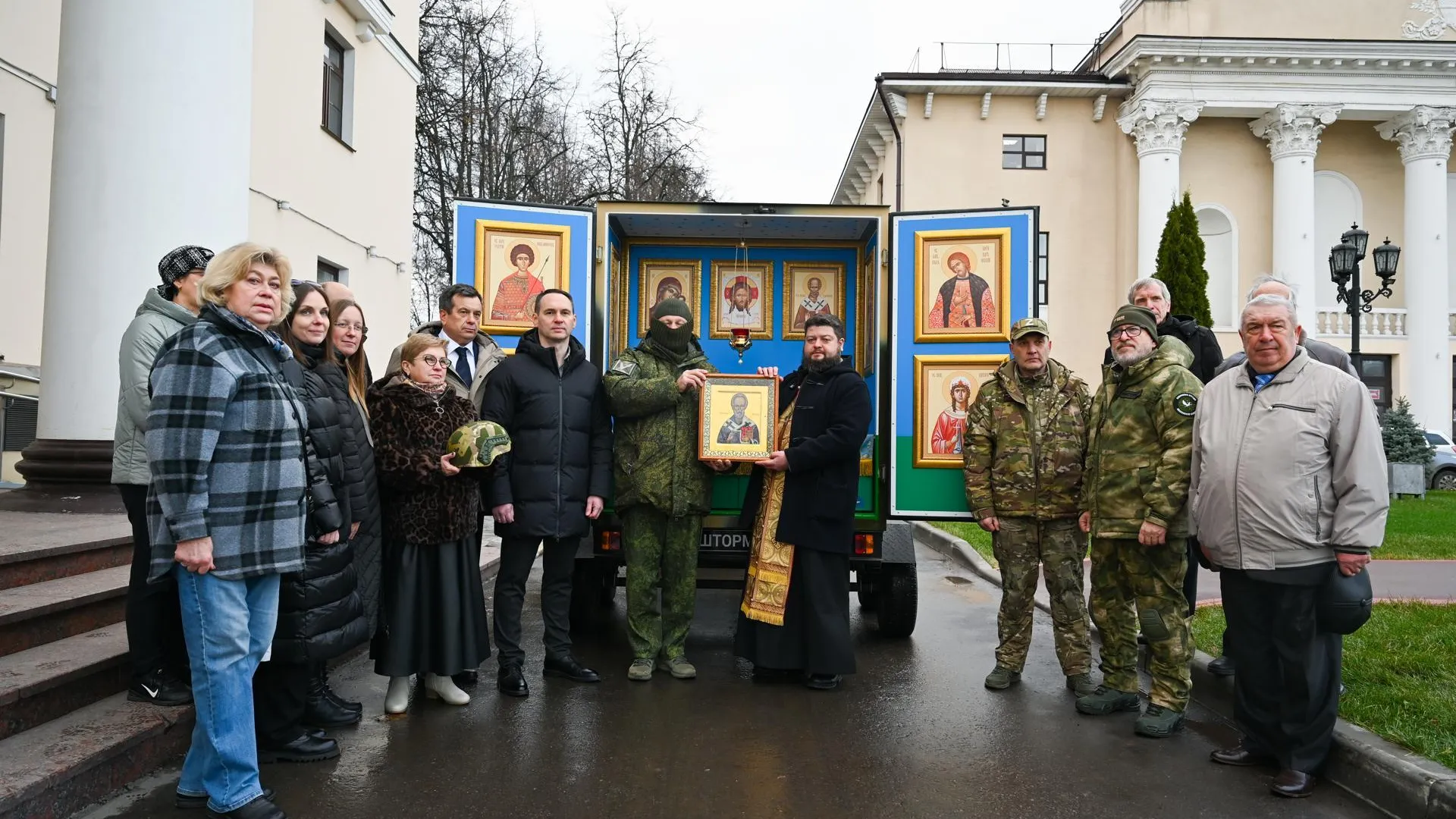 Третья мобильная часовня для военнослужащих отправилась из Ленинского округа