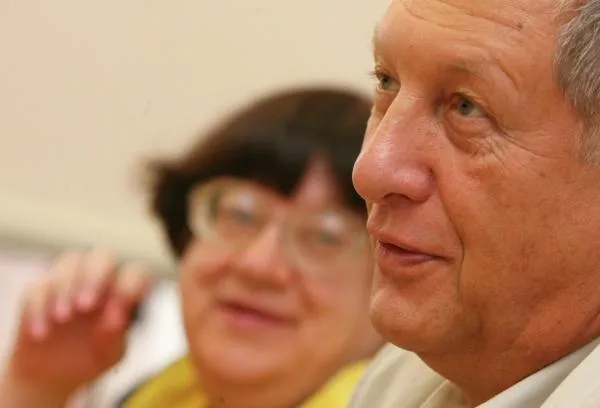 Валерия Новодворская и Константин Боровой