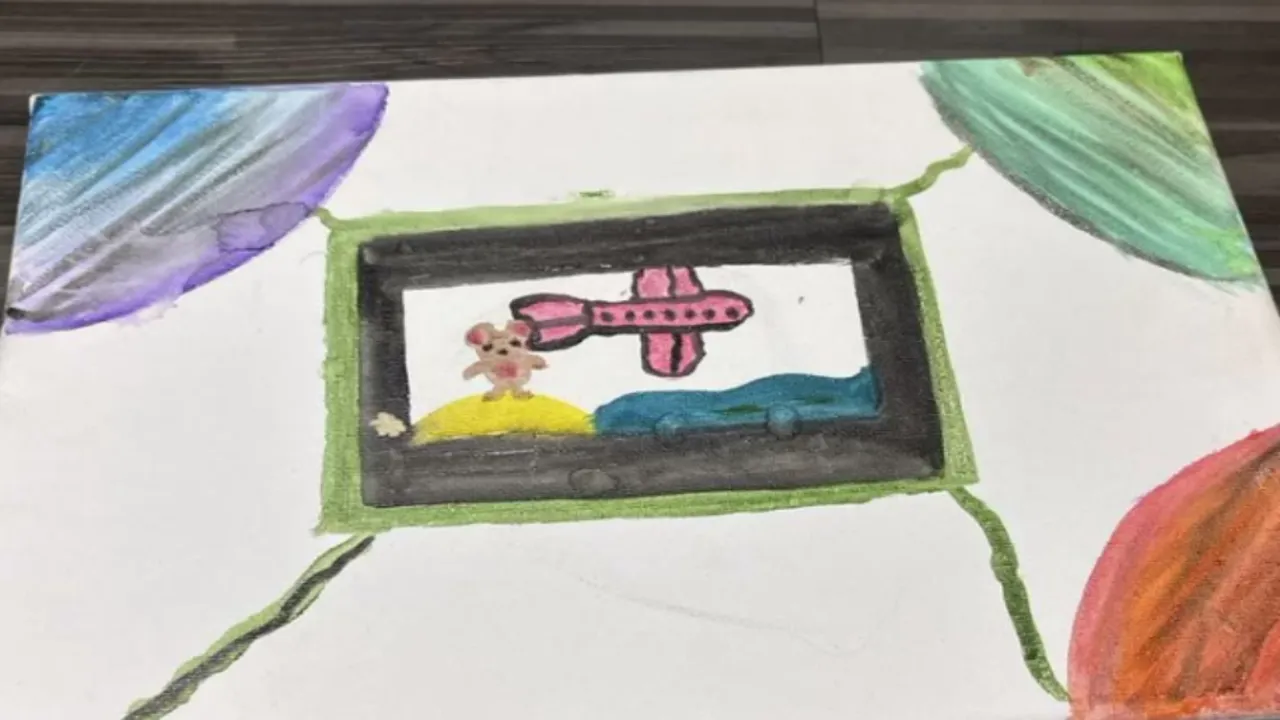 Заработает на квартиру: ребенок нарисовал «каля-маля» за 9 млн рублей в Волоколамске