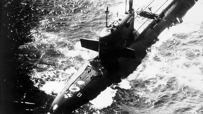 После взрыва на подлодке К-219. US Navy-Photo