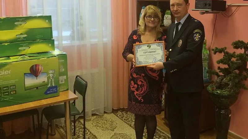 Госжилинспекция подарила пансионату в Электрогорске 24-дюймовые телевизоры