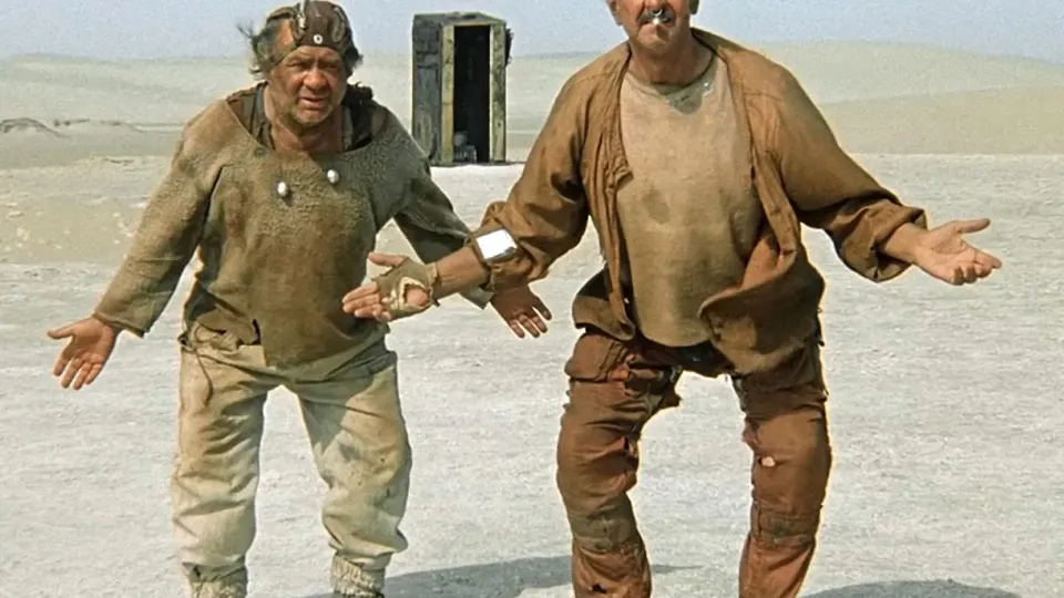 Кадр из фильма «Кин-дза-дза!». Режиссер Г. Данелия. 1986 год