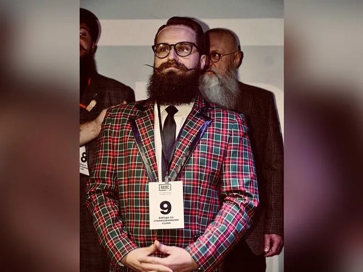 Бородач из Орехово-Зуево взял серебро на чемпионате барбер-индустрии