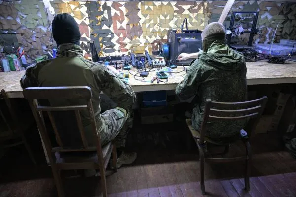 Операторы беспилотников группы «Москва» разведывательного батальона 42-й гвардейской дивизии