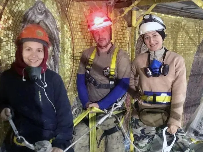 Художница из Красногорска рассказала о работе над мозаикой храма в парке «Патриот»