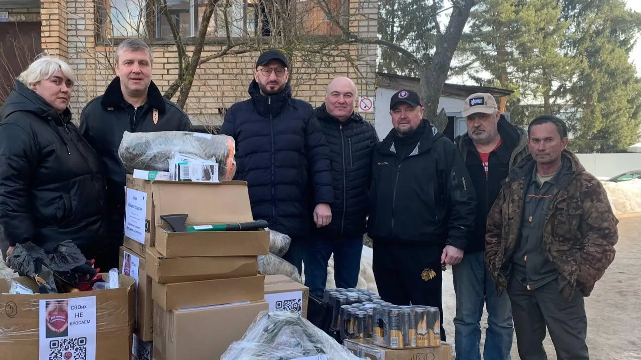 Очередную партию гуманитарной помощи отправили из Солнечногорска для бойцов СВО