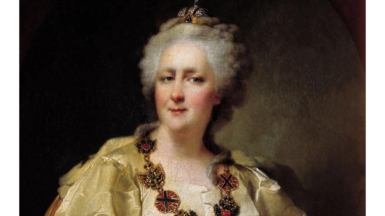 Екатерина II, портрет работы живописца Дмитрия Левицкого