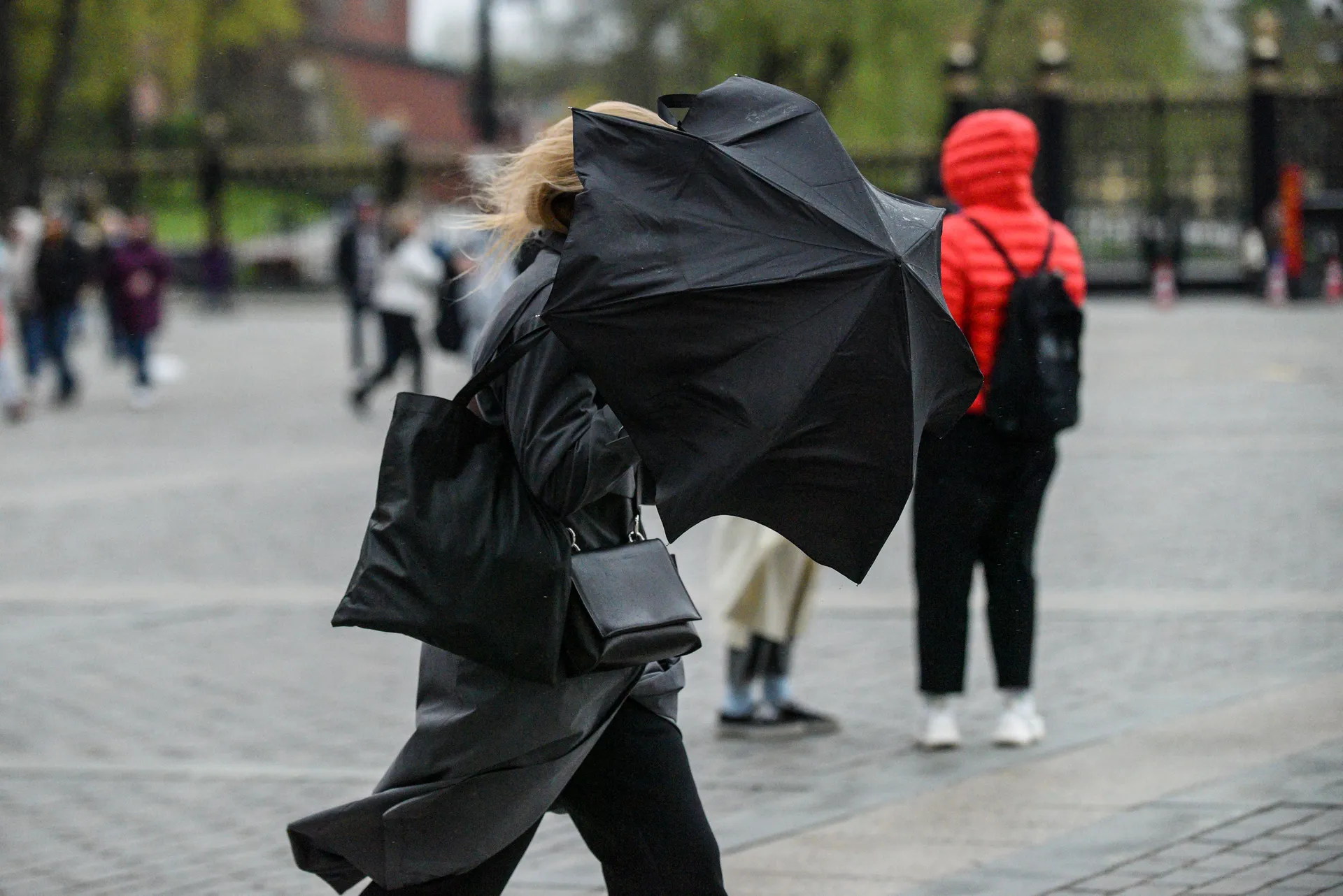 Ветреная погода в Москве