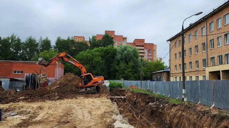 Строительство новой детской поликлиники стартовало в Чехове