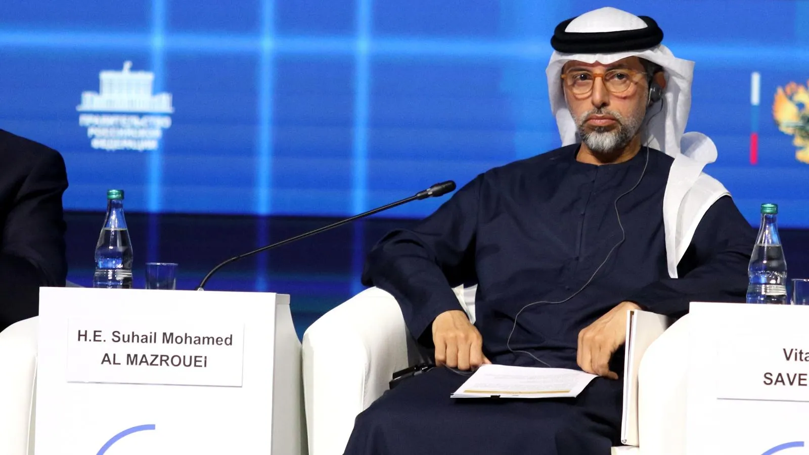 Министр энергетики и инфраструктуры ОАЭ Сухейль Мохаммед аль-Мазруи, Санкт-Петербурге, 1 апреля 2026 года. Maksim Konstantinov