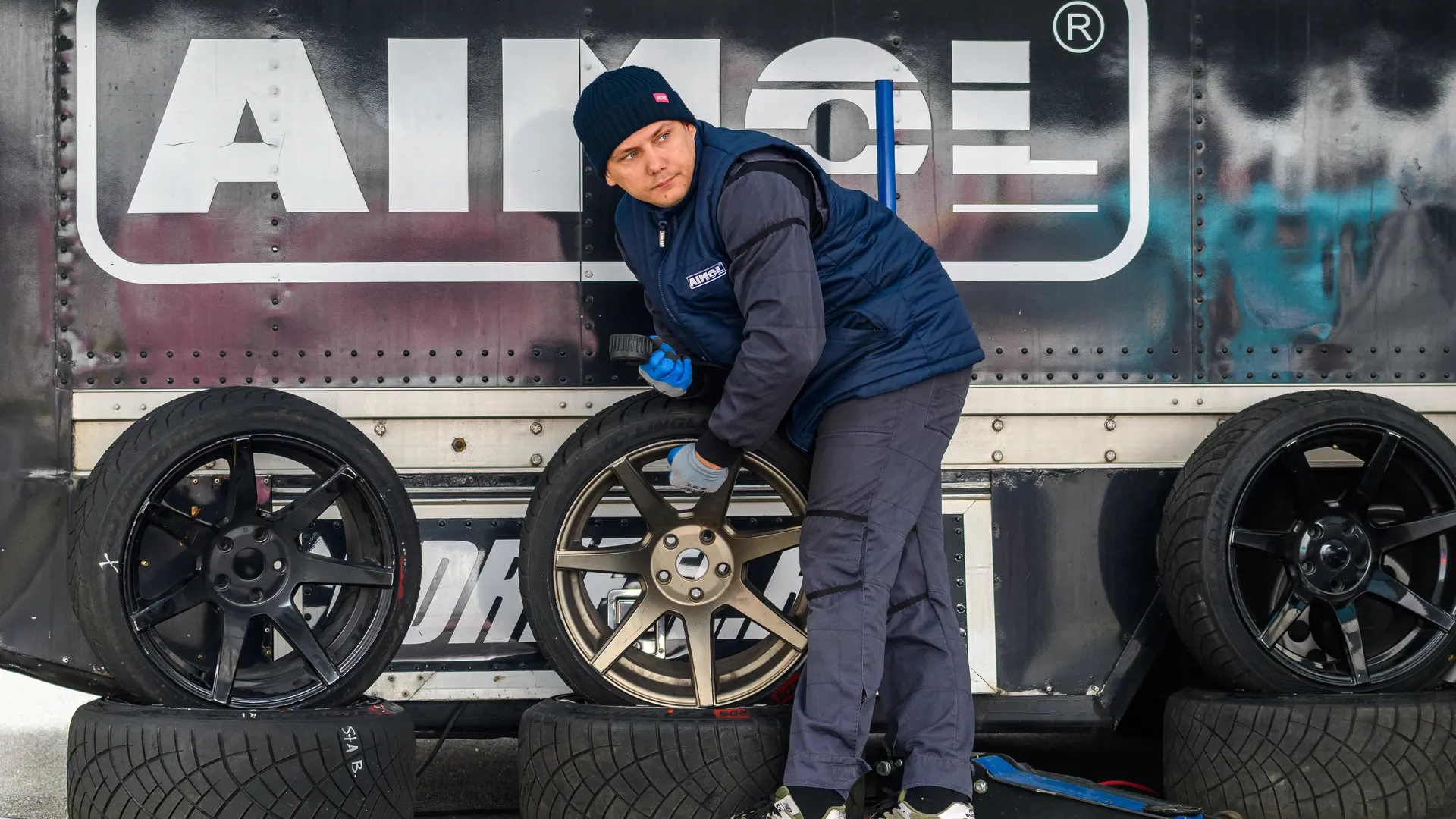 Пит-стоп для гоночных автомобилей на Российской дрифт серии 2025 в Волоколамском округе