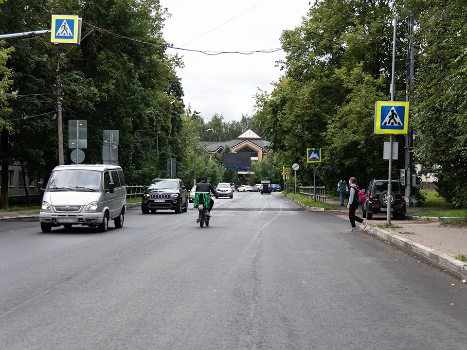 Улица Босова в Истре. Фото: пресс-служба губернатора и правительства Московской области