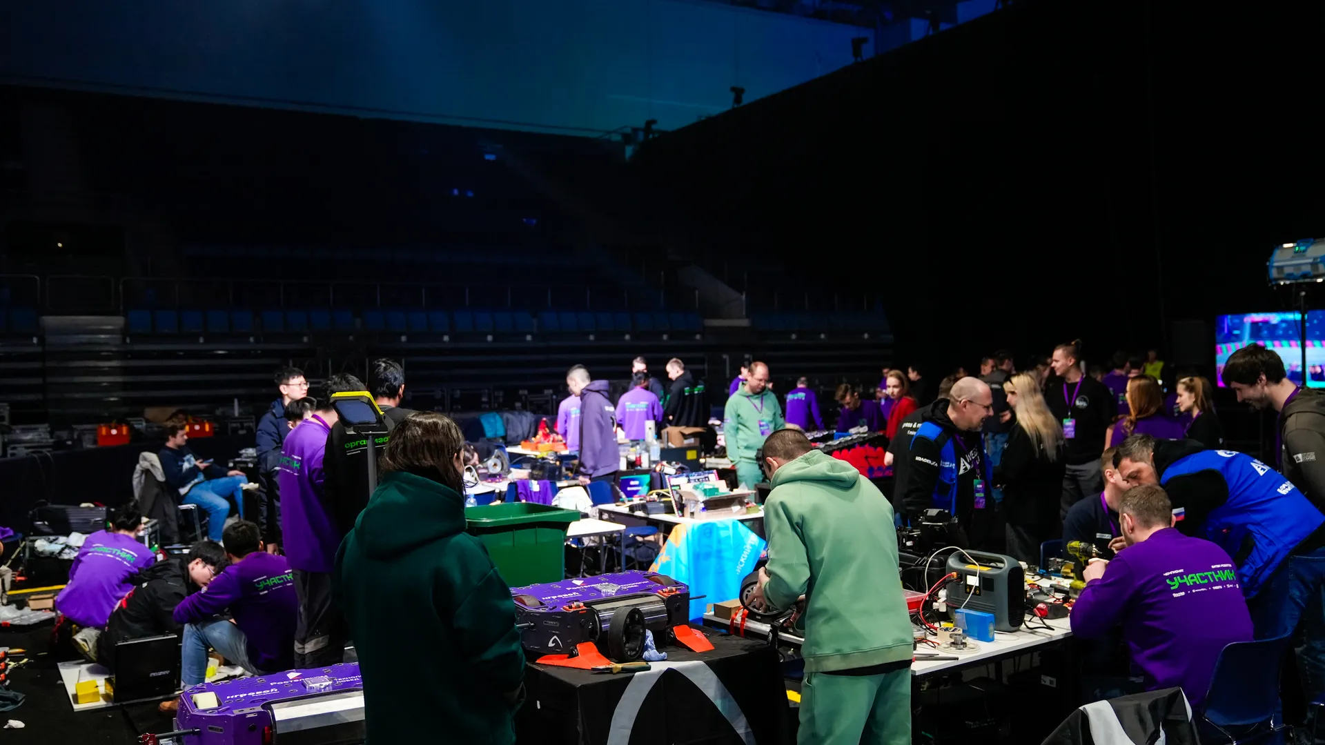 Финал международного чемпионата «Битва роботов» в Мытищах