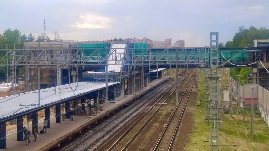 В Подмосковье скоро запустят новую железнодорожную станцию