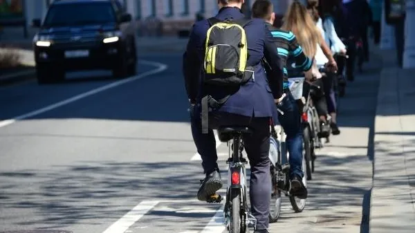 В Москве проходит акция «На работу на велосипеде»