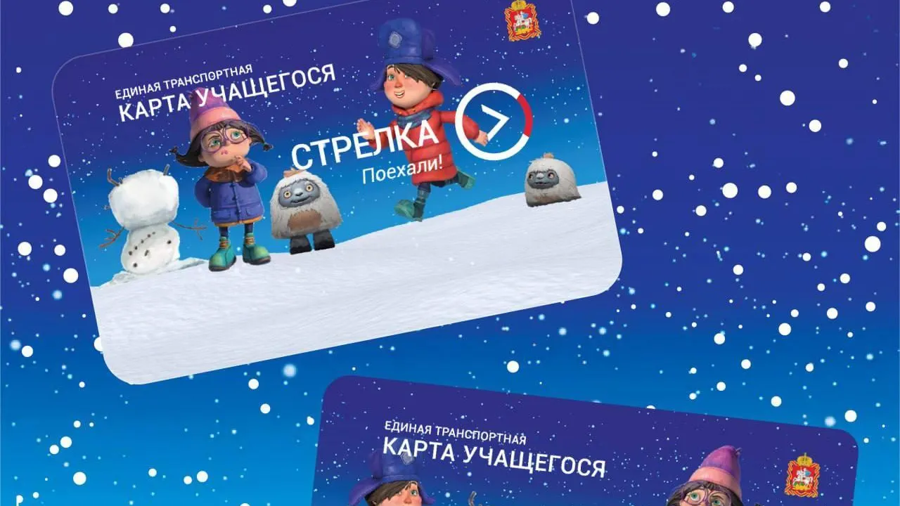 Транспортные карты «Стрелка» с новым новогодним дизайном появятся в Подмосковье