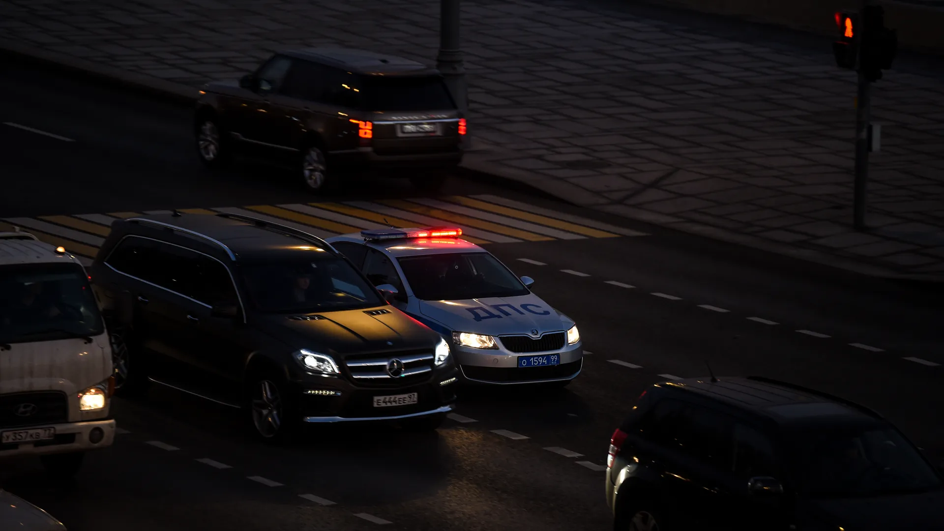 Вечерние пробки в Москве