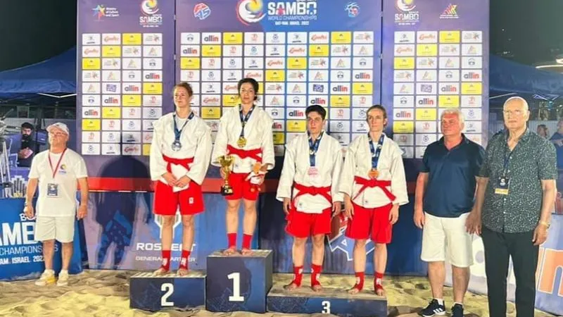 Самбистка Кахраманова из Мытищ выиграла пляжный ЧМ-2022 и рассказала о своих опасных соперницах