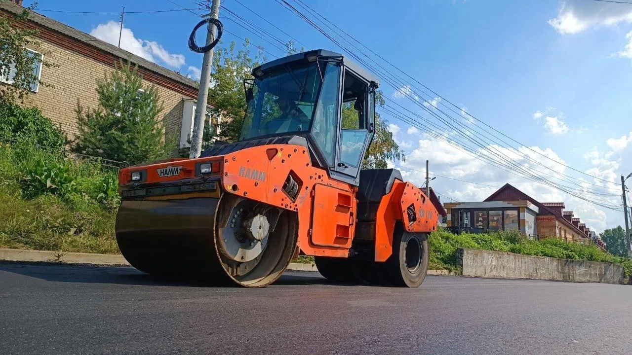 Ремонт дороги на ул. 20 Января в Можайске / Пресс-служба АМГО