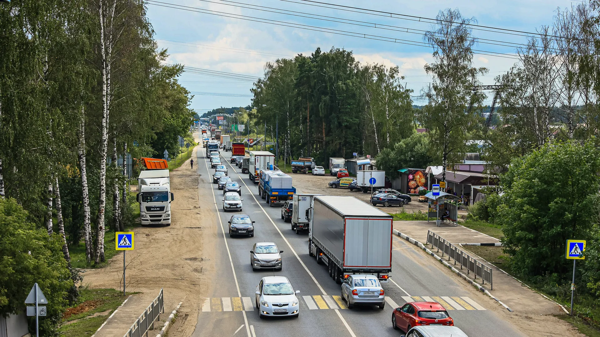 Проверка хода строительства подмосковного участка М-12 «Москва-Казань» Губернатором Подмосковья
