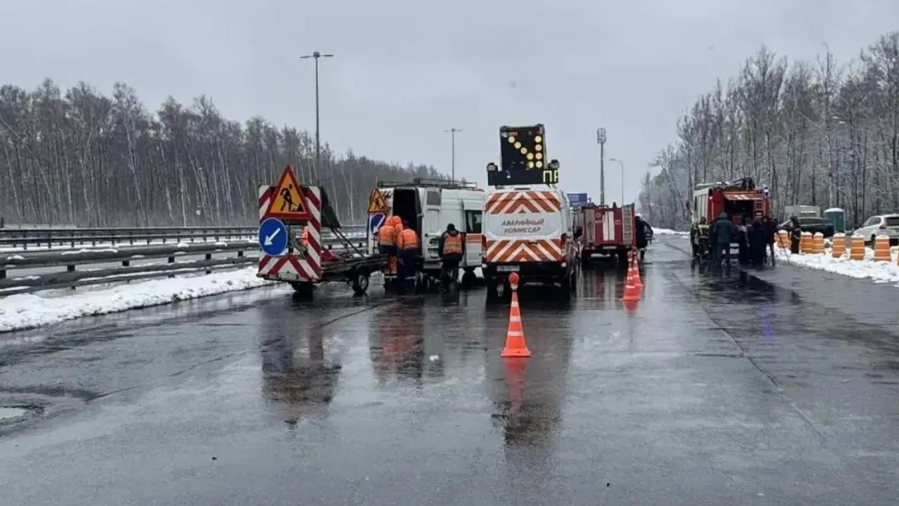На трассе М-1 «Беларусь» в Московской области провели учения по ликвидации последствий ДТП