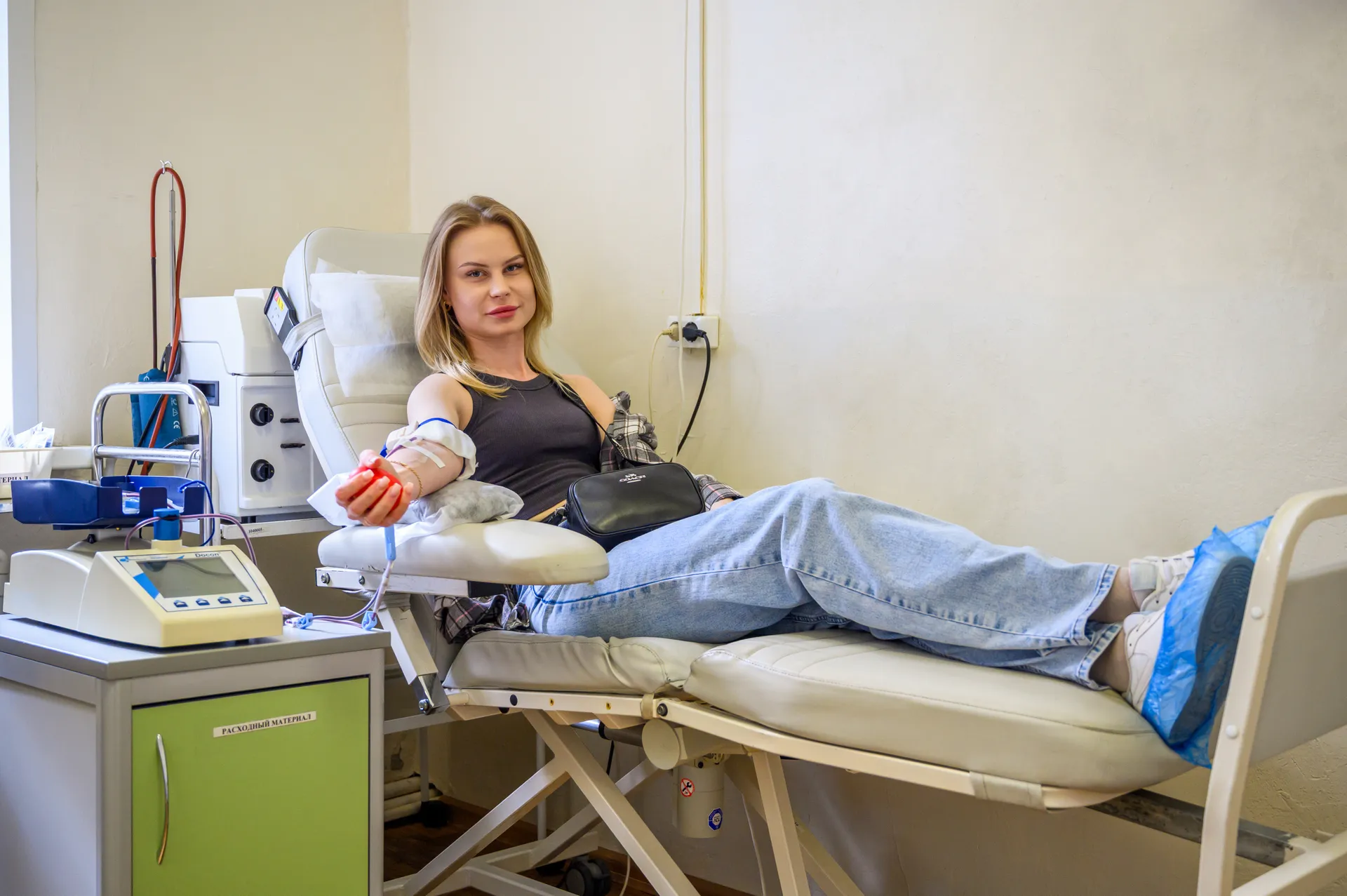 День донора в Московском областном центре крови в Воскресенске