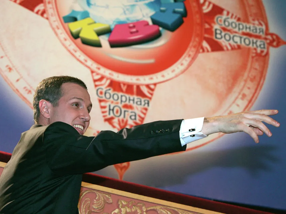 Актер Игорь Верник в театре Советской Армии на юбилейном 45-м выступлении команд Клуба веселых и находчивых.&nbsp;Фото: РИА Новости/Михаил Климентьев&nbsp;&nbsp;