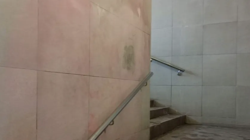 Стена после уборки. Фото: ТГ-чат Станислава Каторова