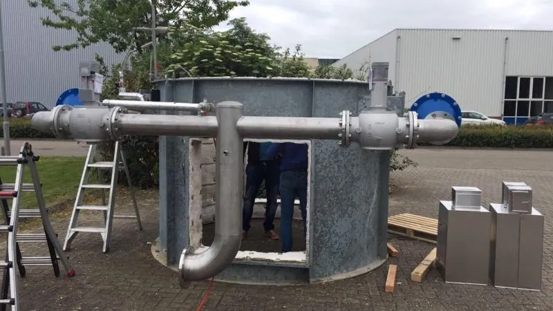 Голландцы протестировали факельную установку по утилизации свалочного газа